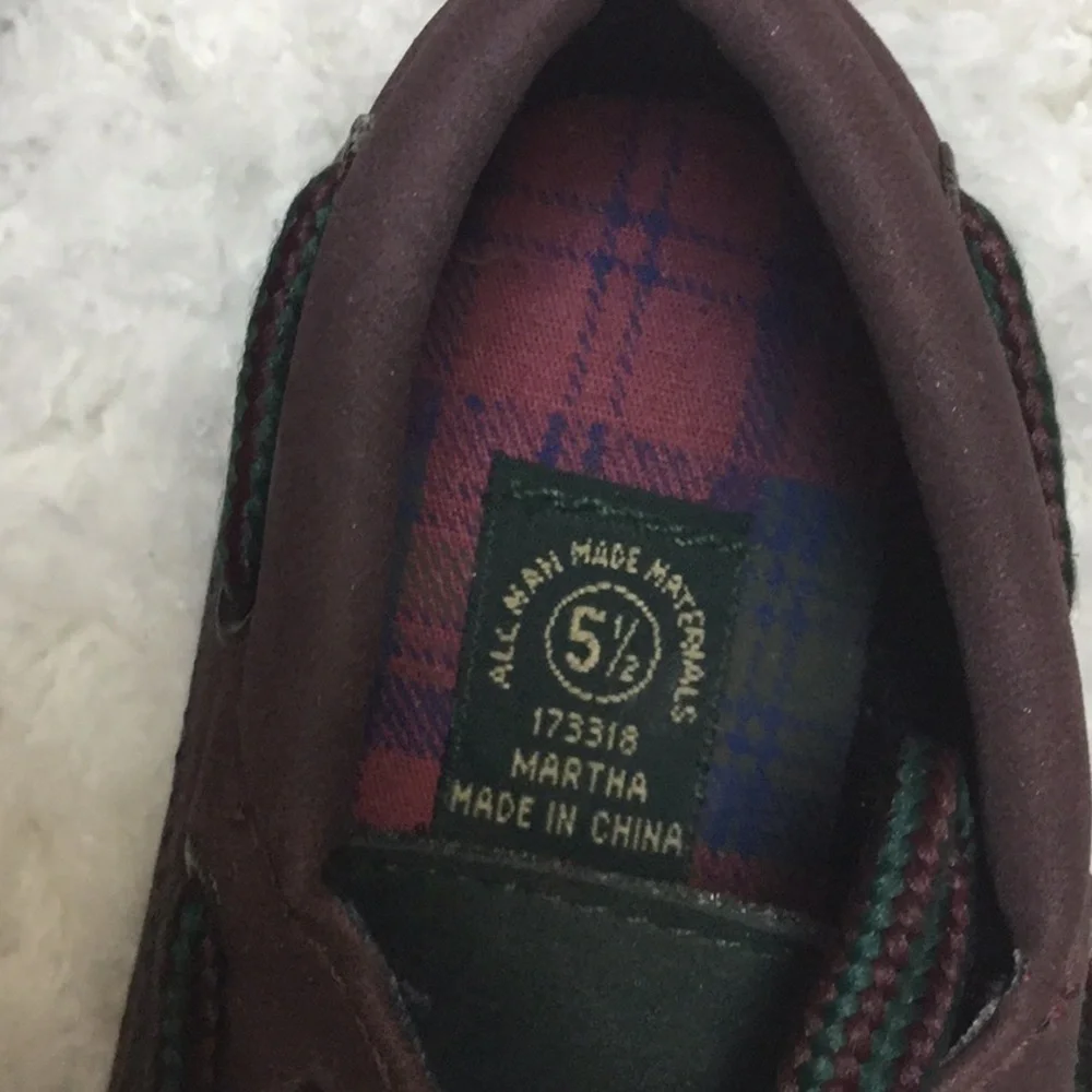 toddler brown/blue lace up boat shoes 5 1/2